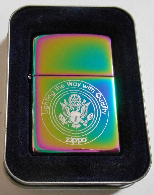 画像1: ☆人気の・・スペクトラム！虹色 SPECTRUM アメリカン柄 ２００４年 ZIPPO！新品F