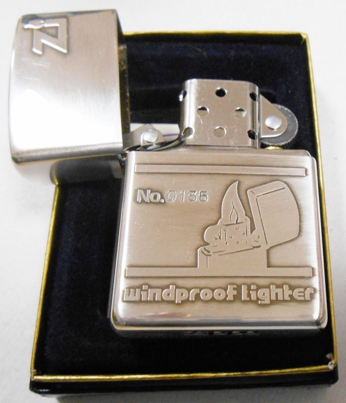 画像: ★Zippo in Zippo！銀盛り上げ加工 ２００２年 限定 ZIPPO！新品ですが・・A