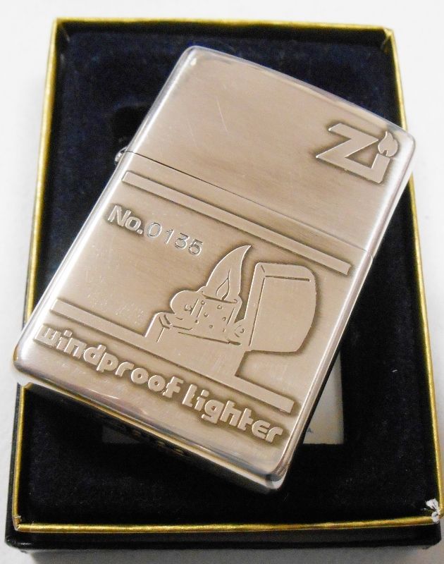 画像: ★Zippo in Zippo！銀盛り上げ加工 ２００２年 限定 ZIPPO！新品ですが・・A