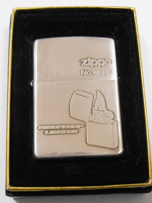 ☆Zippo in Zippo！銀盛り上げ加工 ２００２年 限定 ZIPPO！新品ですが