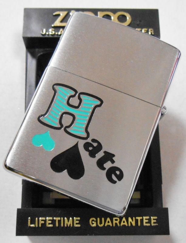 画像: ☆ I Love Heart！楽しい両面デザイン！１９９８年６月製 ZIPPO！新品