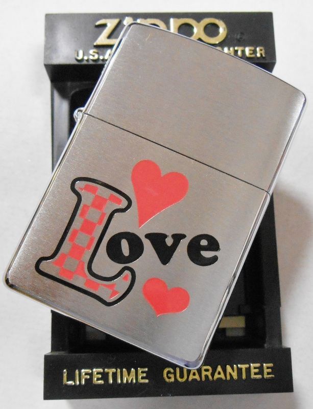 画像: ☆ I Love Heart！楽しい両面デザイン！１９９８年６月製 ZIPPO！新品