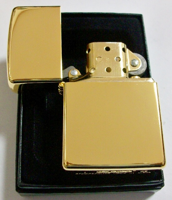 画像: ★輝く・・ゴールド！フラットボトム GOLD PLATE ２００８年８月 ＺＩＰＰＯ！新品