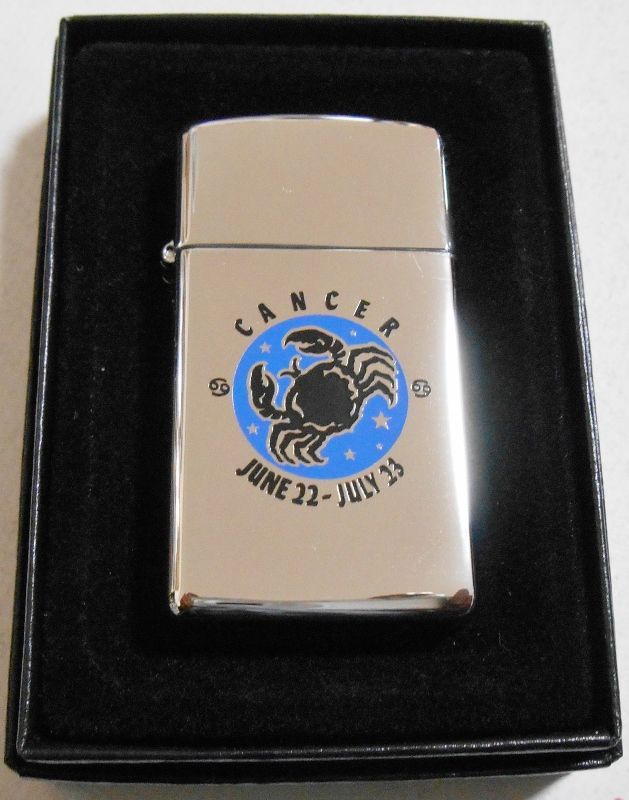 画像: ☆ZODIAC！スリム １２星座 かに座 CANCER 限定１００個 ２００２年 ZIPPO！新品