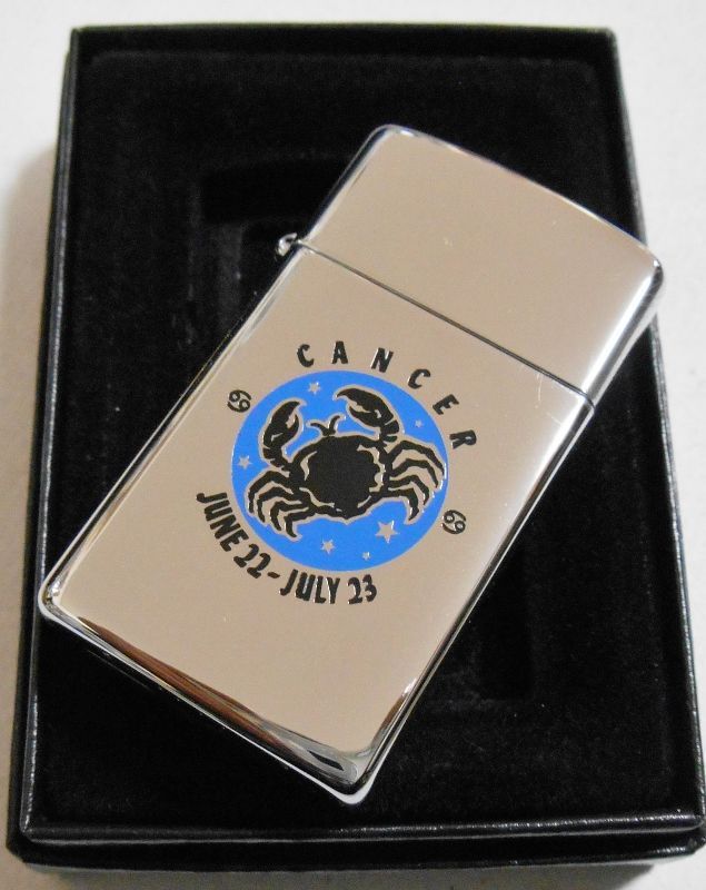 画像: ☆ZODIAC！スリム １２星座 かに座 CANCER 限定１００個 ２００２年 ZIPPO！新品