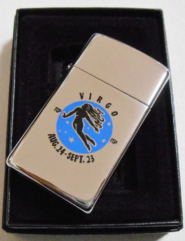 画像: ☆ZODIAC！スリム １２星座 おとめ座 VIRGO 限定１００個 ２００２年 ZIPPO！新品