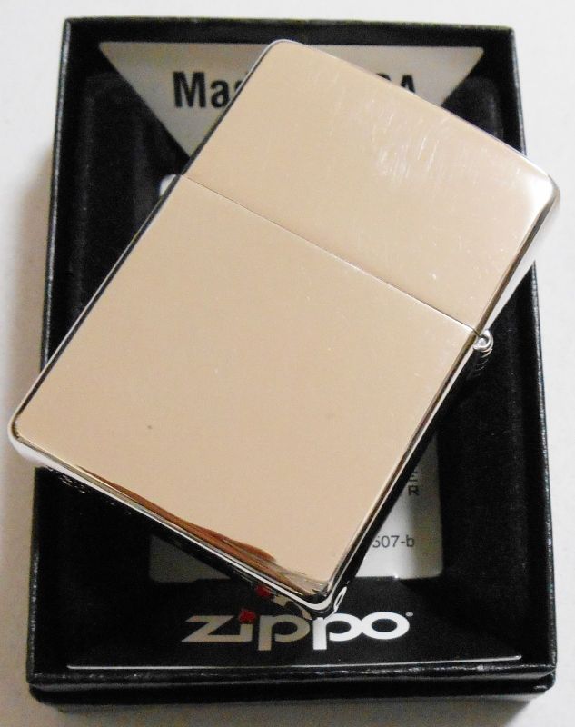 画像: ＄ミリオンダラー！＄メタルエンブレム！ 限定 プラチナ加工 ２００３年９月 ZIPPO！未使用品A