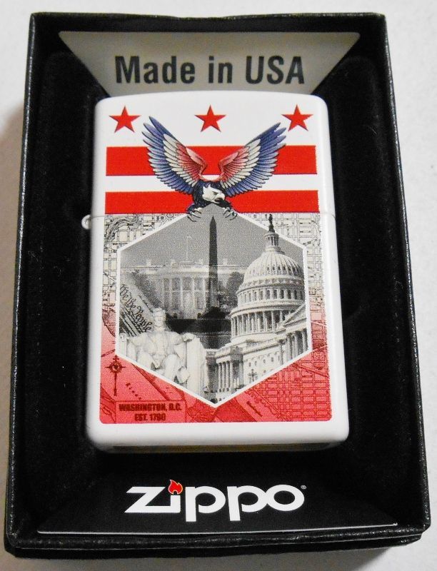 画像1: ☆☆☆ アメリカ合衆国 ２０１６年 ホワイトハウス・議会議事堂 ホワイト  ZIPPO！新品