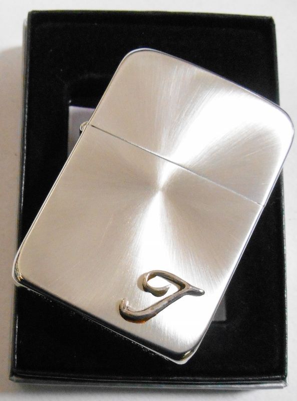 画像: ☆１９４１ イニシャル・・T　両面スピンデザイン！銀加工 ２００４年 ZIPPO！新品