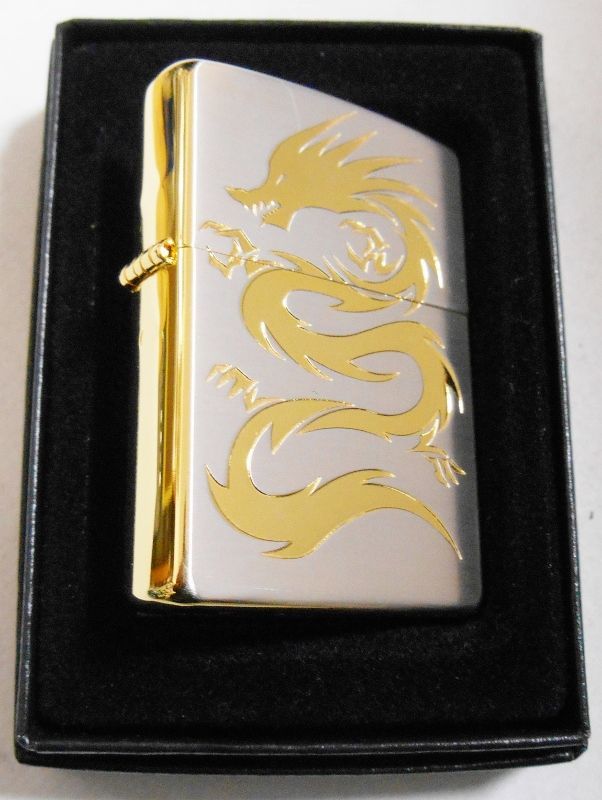 画像: ☆豪華！龍 ドラゴン DRAGON Silver & Gold ２００８年 ZIPPO！新品