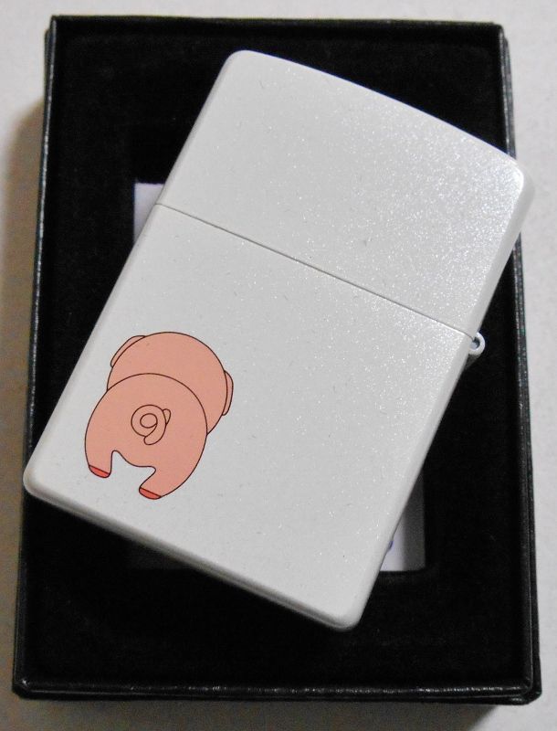 画像: ☆福がくる・・LUCKY TON-TON！ラッキー・トントン 子豚！ホワイト ２００６年 ZIPPO！新品