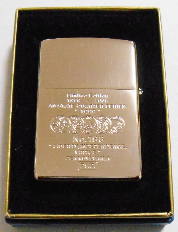 画像: ☆１９９９年 米国５０州記念コイン！PENNSYLVANIA州 限定ZIPPO！新品