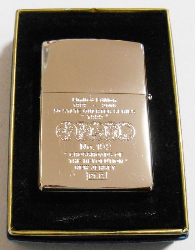 ☆１９９９年 米国５０州記念コイン！NEW JERSEY州 限定ZIPPO！新品