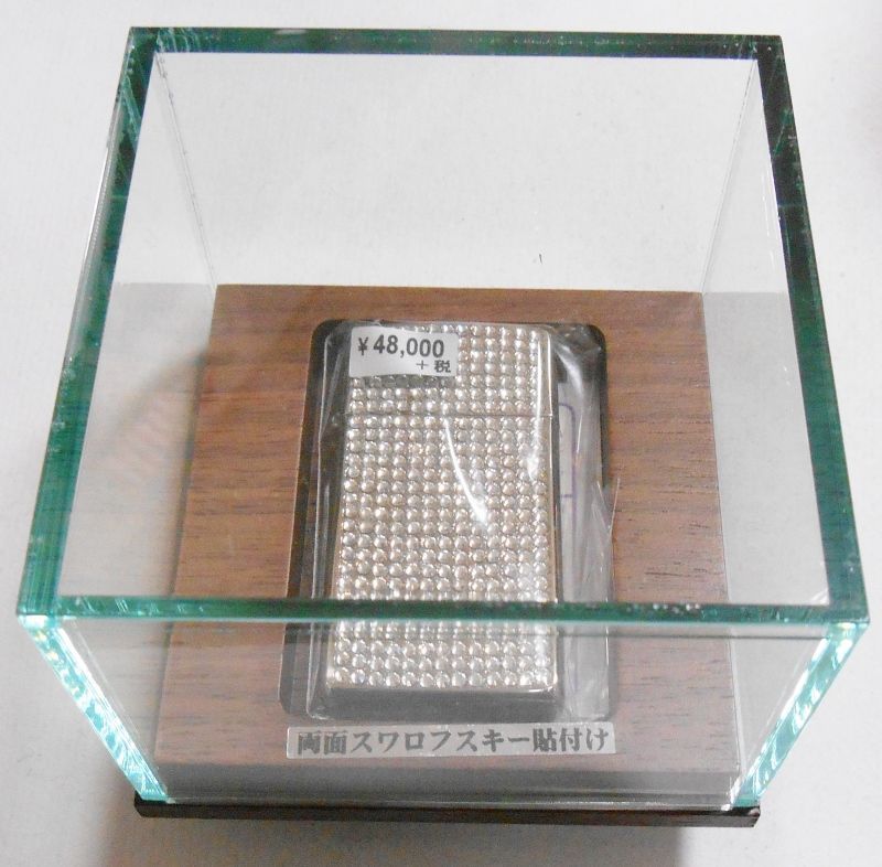 画像: ☆☆超豪華スリム！両面スワロフスキー・クリスタル ６５０個！ブリリアンス ２００２年 SLIM ZIPPO！新品