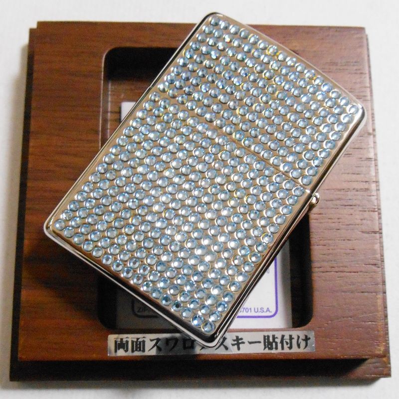 画像: ☆☆超豪華！輝く 両面スワロフスキー・クリスタル ７６０個！ブリリアンス  ２００５年 ZIPPO！新品A