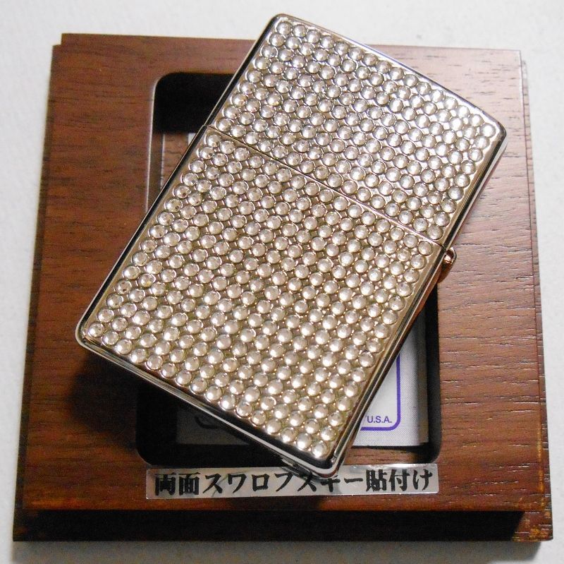 画像: ☆☆超豪華！輝く 両面スワロフスキー・クリスタル ７６０個！ブリリアンス  ２００５年 ZIPPO！新品B