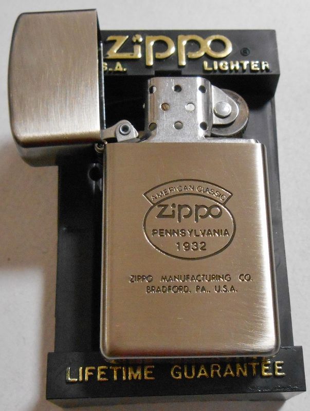 画像: ☆１９９７年２月（B）スリム！二ッケル古美 AMRICAN CLASSIC SLIM ZIPPO！新品