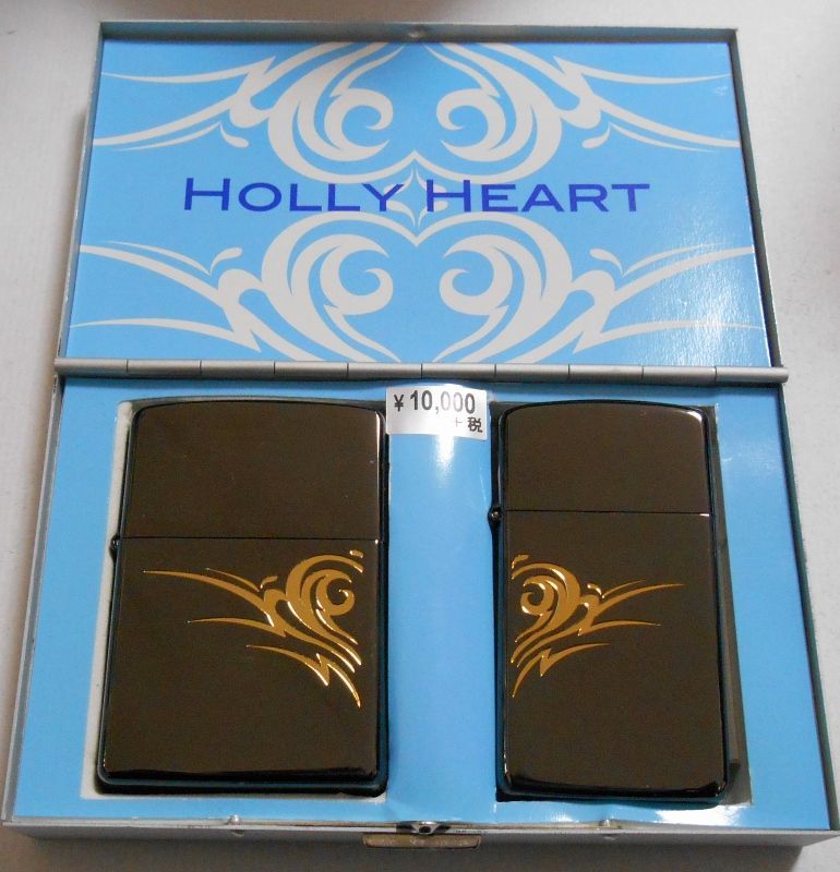 画像: 💗２個セット！ラブラブ ペア・ジッポー！HOLLY  HEART ZIPPO！新品B