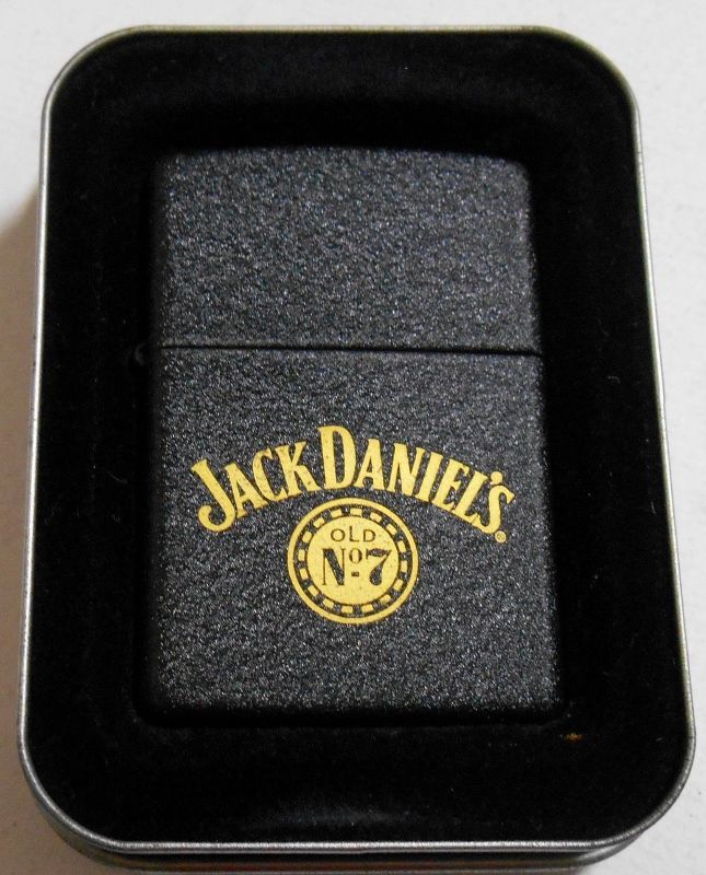 画像: ★JACK DANIEL'S！ジャック・ダニエル ２０００年 ブラック・クラックル ZIPPO！新品