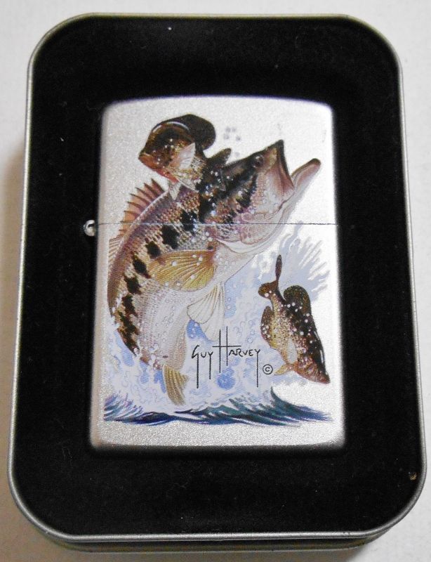 画像: マリンアート　GUY HARVEY！Bass & Bait USA ２００４年 ZIPPO！新品