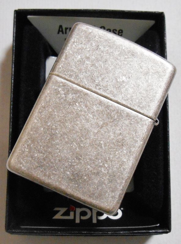 画像: ☆渋い！星条旗 アーマー・アンティーク・シルバー！Armor Antique Silver Zippo！新品