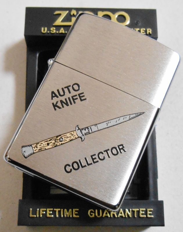 画像: ★１９９５年１１月（K)製 AUTO KNIFE COLLECTOR ＃２００ Ｂｒｕｓｈｅｄ Ｚｉｐｐｏ！新品