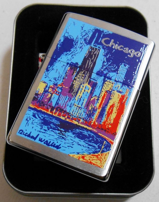 画像: ☆CHICAGO！芸術家 リチャード・ウォリック １９９９年 シカゴ風景 USA ZIPPO！新品