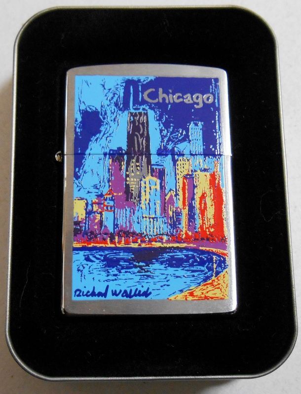 画像: ☆CHICAGO！芸術家 リチャード・ウォリック １９９９年 シカゴ風景 USA ZIPPO！新品