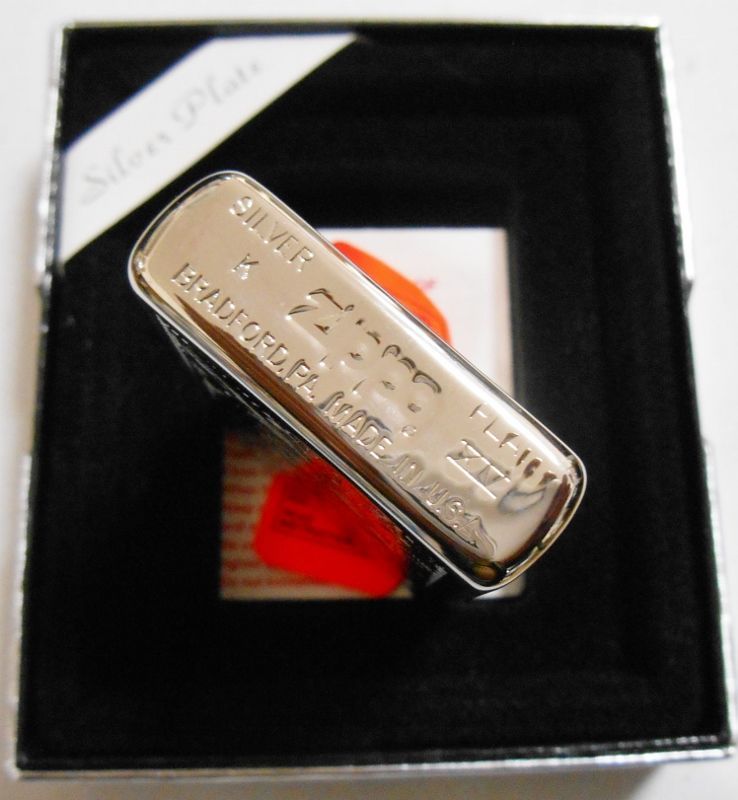 画像: ☆伝統の・・ベネチアン 両面柄！★輝く・・SILVER PLATE １９９９年１１月 ZIPPO！新品