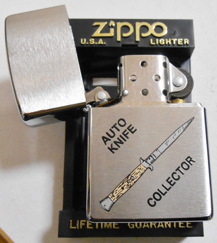 画像: ★１９９５年１１月（K)製 AUTO KNIFE COLLECTOR ＃２００ Ｂｒｕｓｈｅｄ Ｚｉｐｐｏ！新品