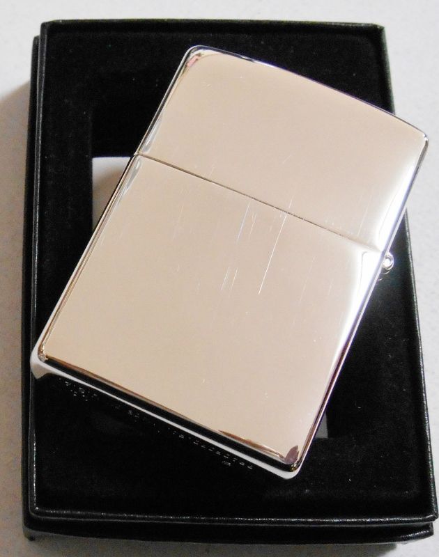 松に鶴 花札デザイン ２００１年 銀加工 Zippo 新品 ジッポーパーク Zippopark