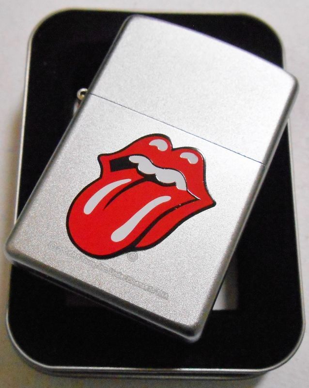 画像: ☆ローリング・ストーンズ！ROLLING STONES ２００３年 サテン ZIPPO！新品