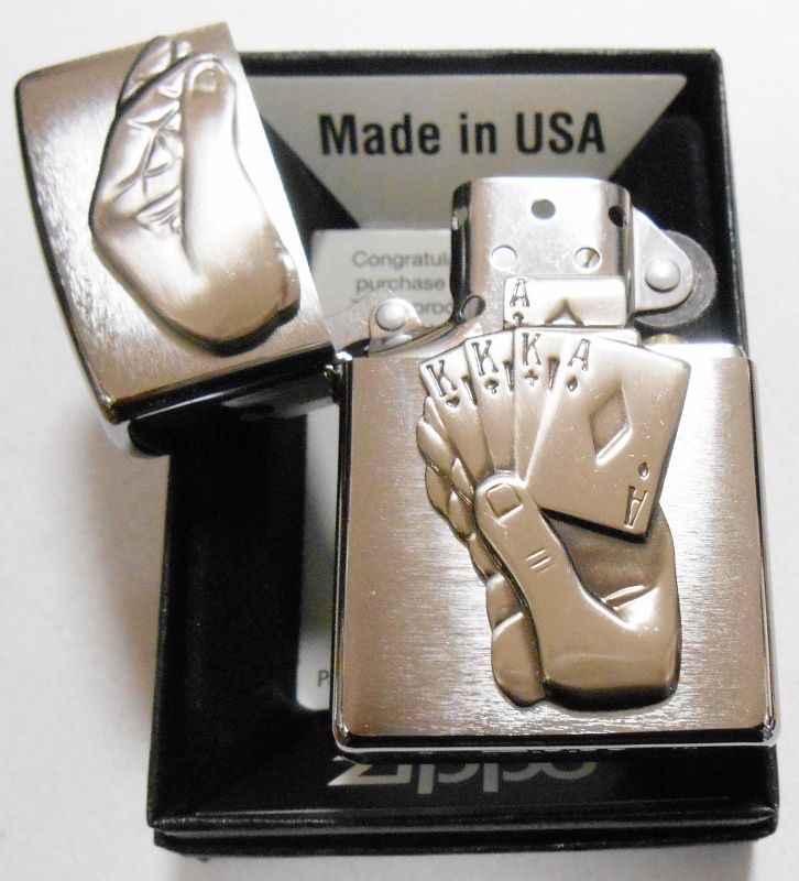 画像: ♠トランプ！サプライズ EMBLEM  トリック！２０１７年モデル USA ZIPPO！新品