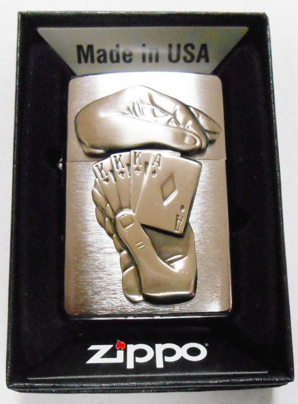 画像1: ♠トランプ！サプライズ EMBLEM  トリック！２０１７年モデル USA ZIPPO！新品