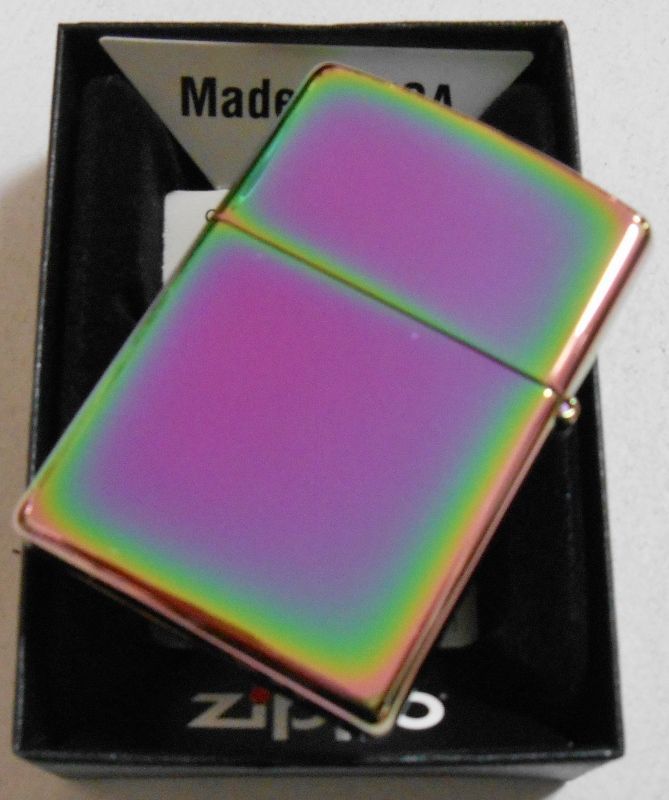 画像: ☆PEACE！色鮮やかな・・虹色スペクトラム ２０１７年モデル ZIPPO！新品