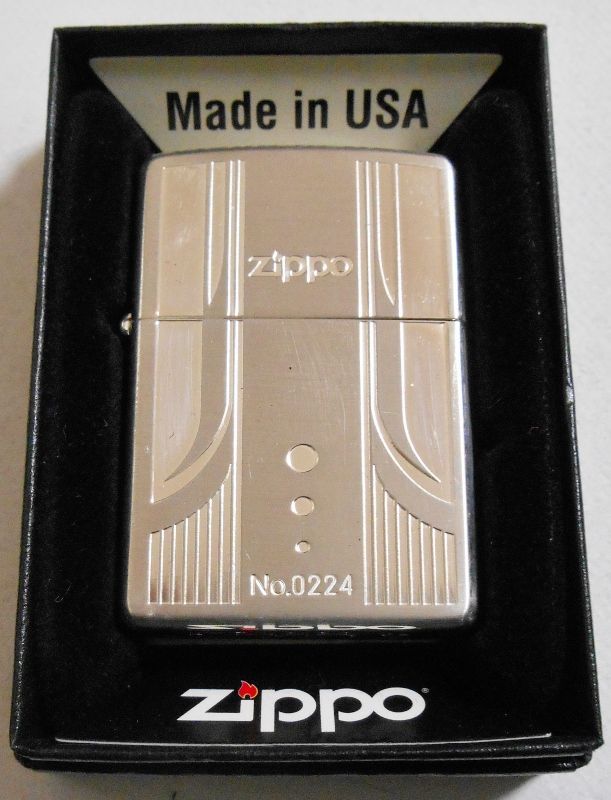 画像: 限定！お洒落な・・彫刻デザイン 銀加工 ２００３年 ZIPPO！新品