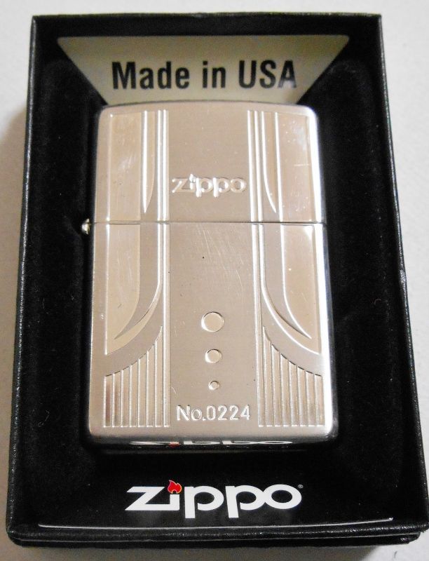 画像1: 限定！お洒落な・・彫刻デザイン 銀加工 ２００３年 ZIPPO！新品