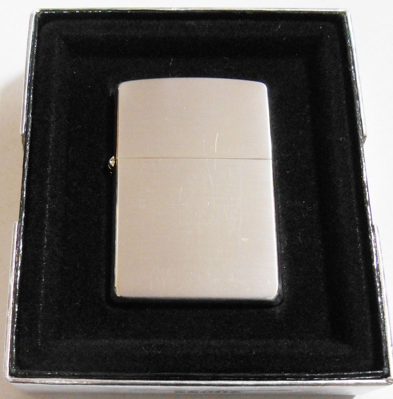 画像: ☆＃２００SS！２００１年１０月（J）シルバープレート・サテン 銀加工 ZIPPO！新品
