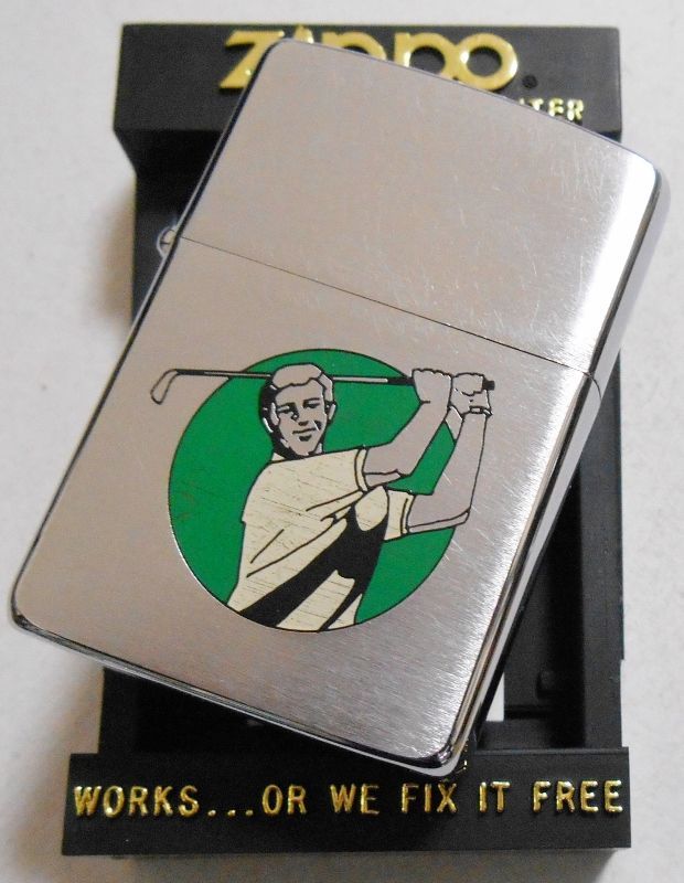 画像: ☆１９８５年 スポーツシリーズ Golf ゴルファー ＃２００  ZIPPO！未使用品