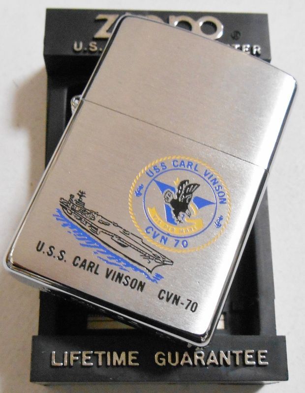 画像: ★米海軍！ＵＳＳ CARL VINSON ＣＶNー７０ ２００１年 ＃２００ ＺＩＰＰＯ！新品