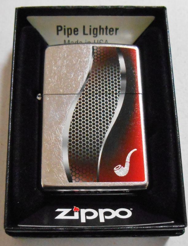 画像1: ★パイプ用 ジッポー！PIPE DESIGN ２０１２年 ストリートクローム ZIPPO！新品