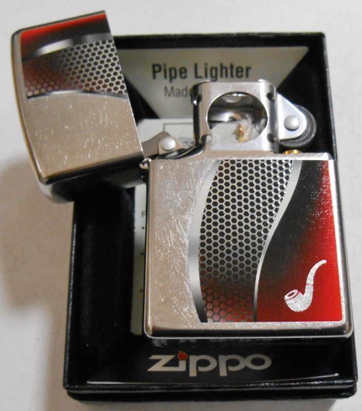 画像: ★パイプ用 ジッポー！PIPE DESIGN ２０１２年 ストリートクローム ZIPPO！新品
