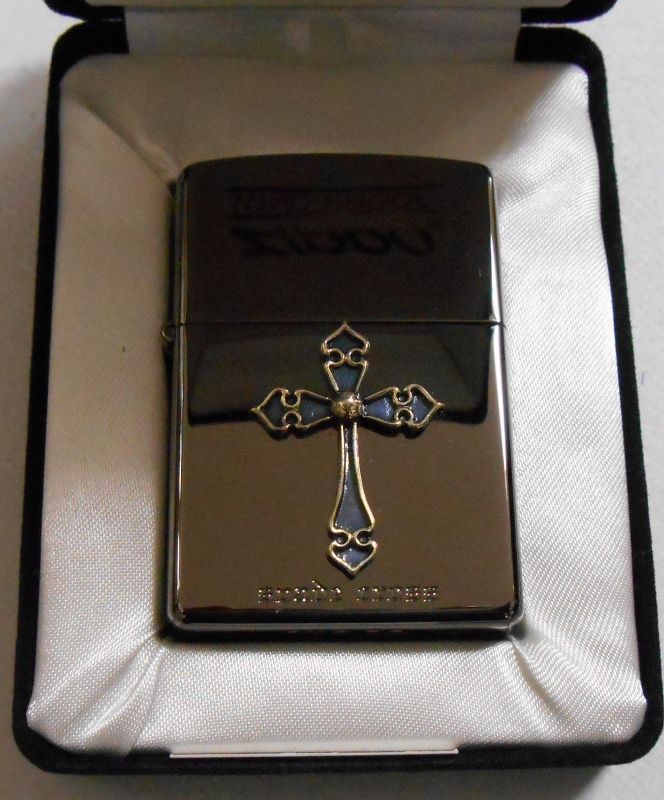 画像: お洒落な・・♠☩スペードクロス Spade Cross ブラック ２００４年 ZIPPO！新品