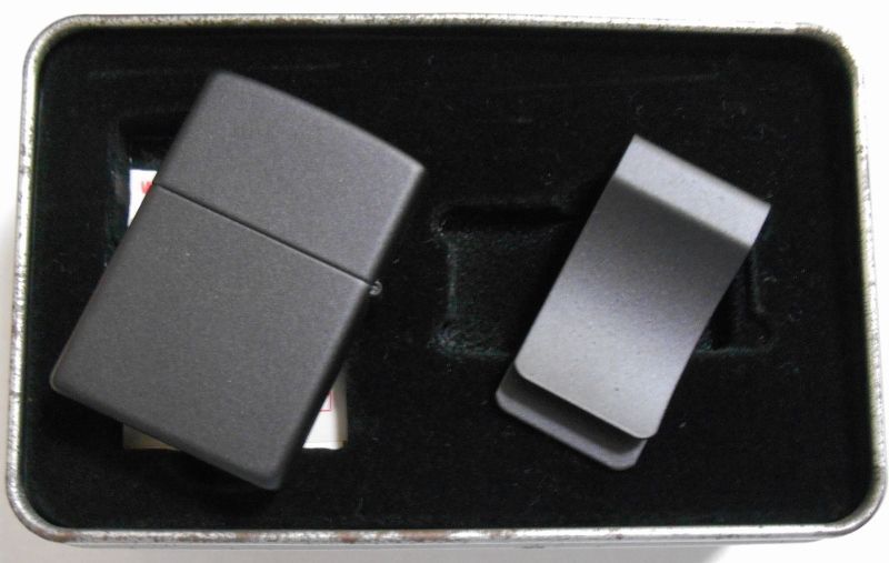 画像: ★USA限定セット！HARLEY-DAVIDSON ２０００年 マネークリップ付 BLACK  ZIPPO！新品