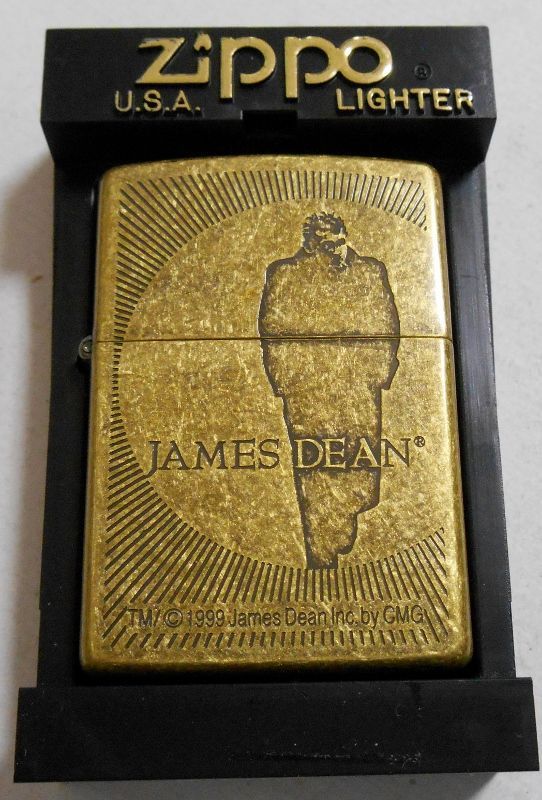 画像: ☆ジェームス・ディーン！JAMES DEAN １９９８年11月 ブラス古美バレル ZIPPO！新品