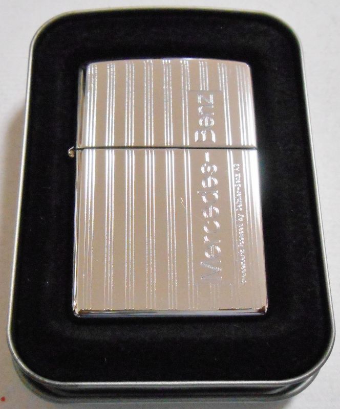 画像: ベンツ！Merｃedes-Benz お洒落なライン・・１９９８年 ＃２５０ ZIPPO！新品