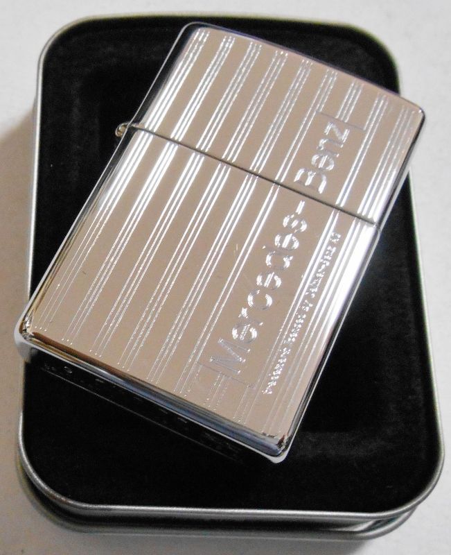 画像: ベンツ！Merｃedes-Benz お洒落なライン・・１９９８年 ＃２５０ ZIPPO！新品