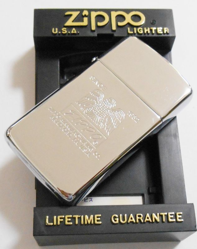 画像: スリム ２０００年 鷲 イーグル ＃１６１０ 鏡面 SLIM ZIPPO！新品