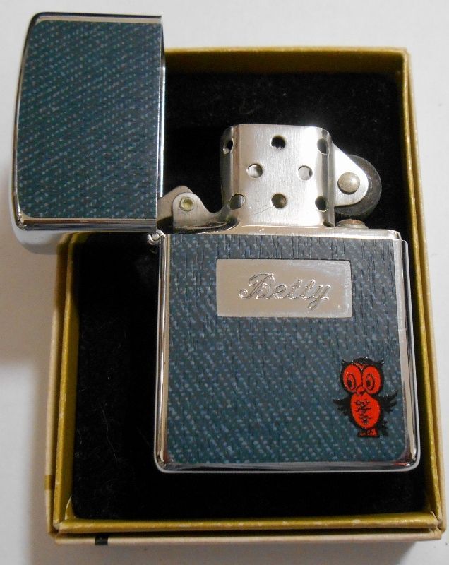 ☆１９７７年 名品！両面デニム・ルック 蜂デザイン VINTAGE ZIPPO！未