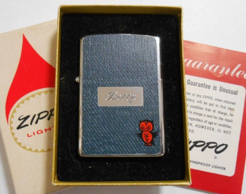 ☆１９７７年 名品！両面デニム・ルック 蜂デザイン VINTAGE ZIPPO！未